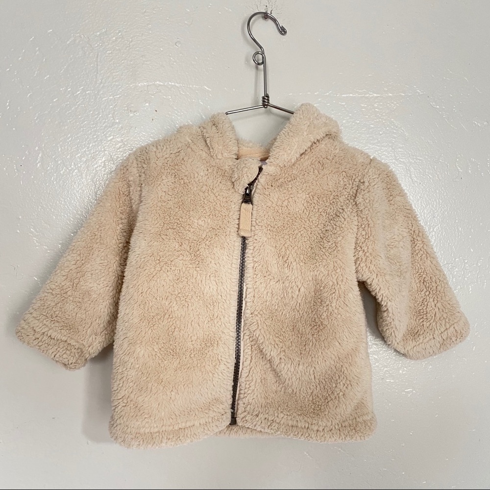Hanna Andersson Baby Marshmallow Bear Jacket Cream